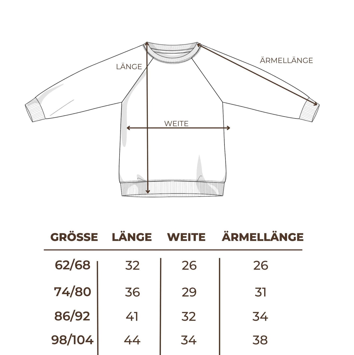 Sweatshirt lila "Petit Croissant"