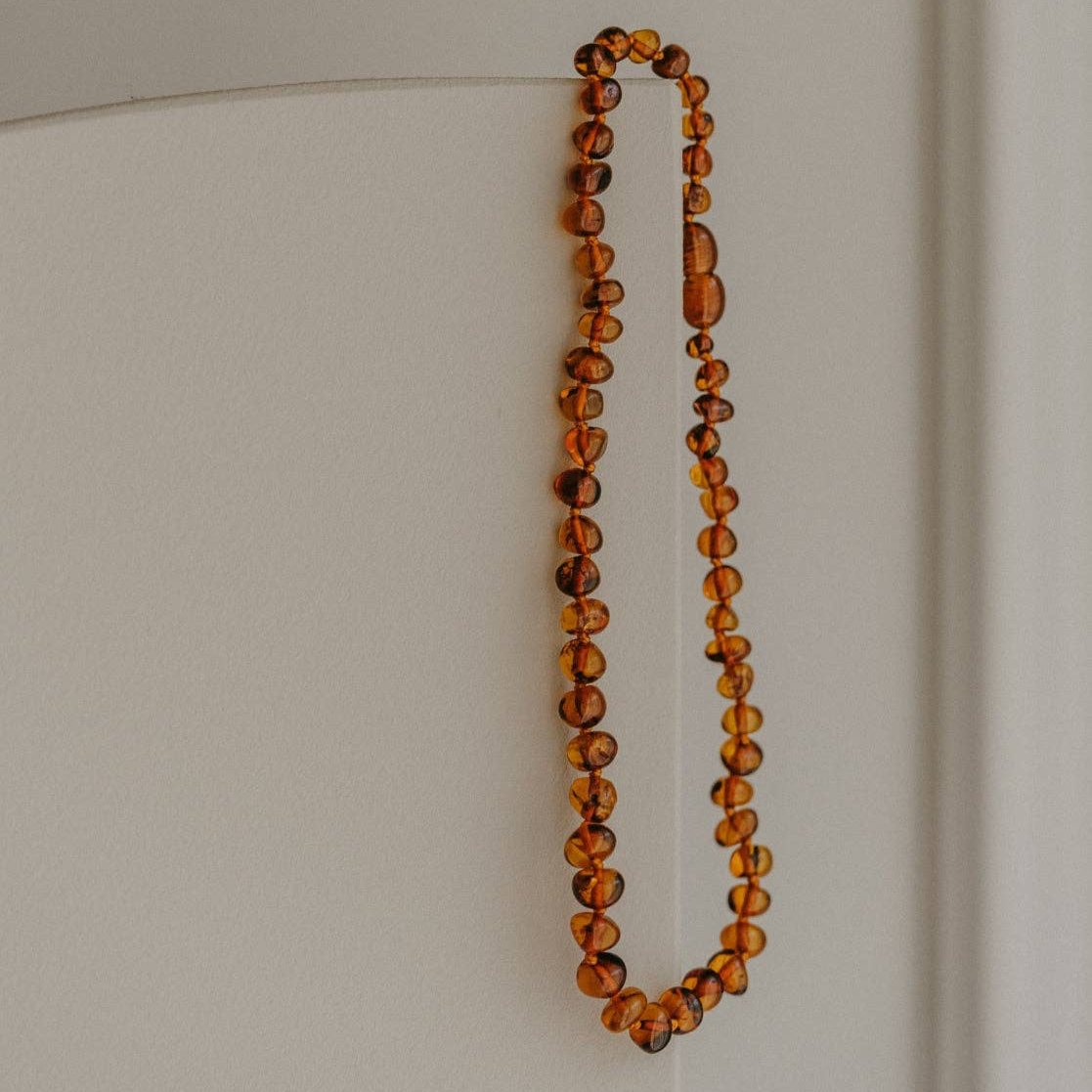 Barnsteen ketting | Karamel