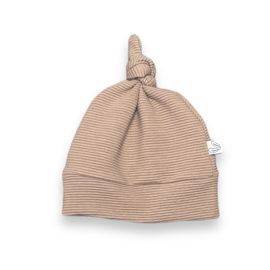 Knoopmutsje - Rib Taupe