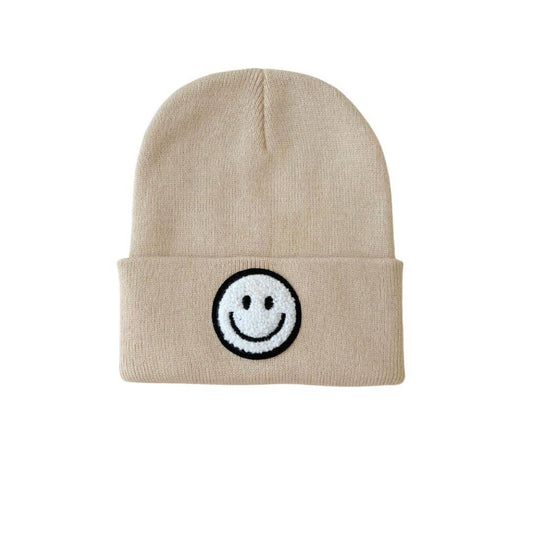 Smiley muts - Beige