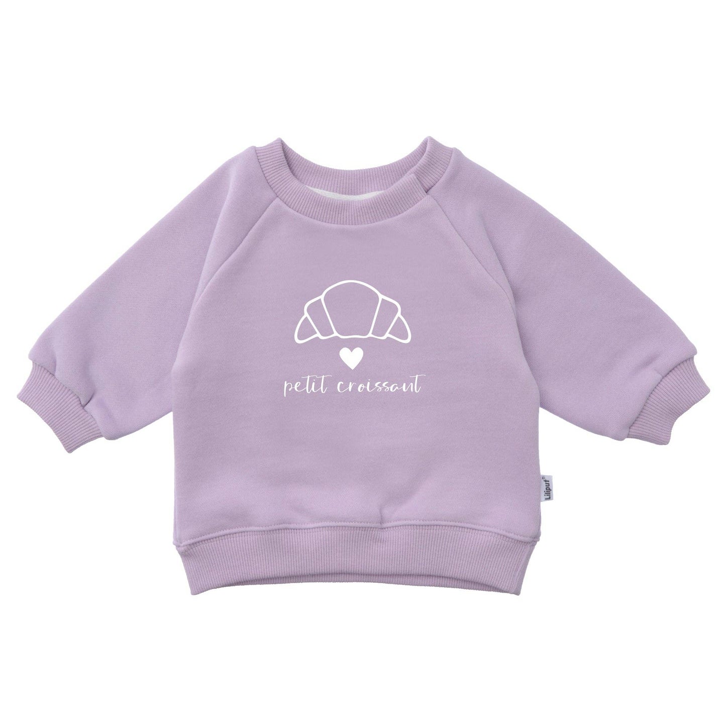 Sweatshirt lila "Petit Croissant"