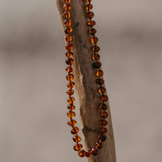 Barnsteen ketting | Karamel