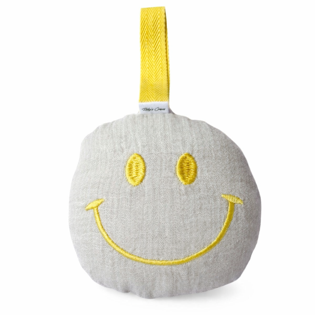 Mousseline Spenendoekje Smiley - accessoire voor speen