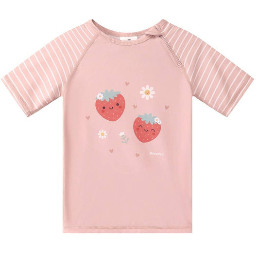 Zonbeschermingsshirt (UV protection) - Aardbeien