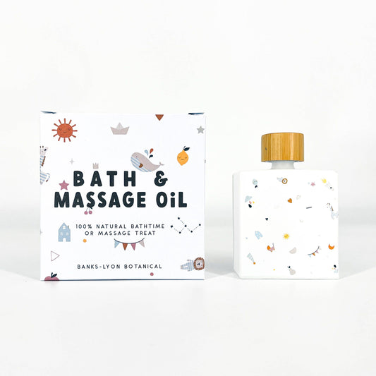 Babybad- en massage olie